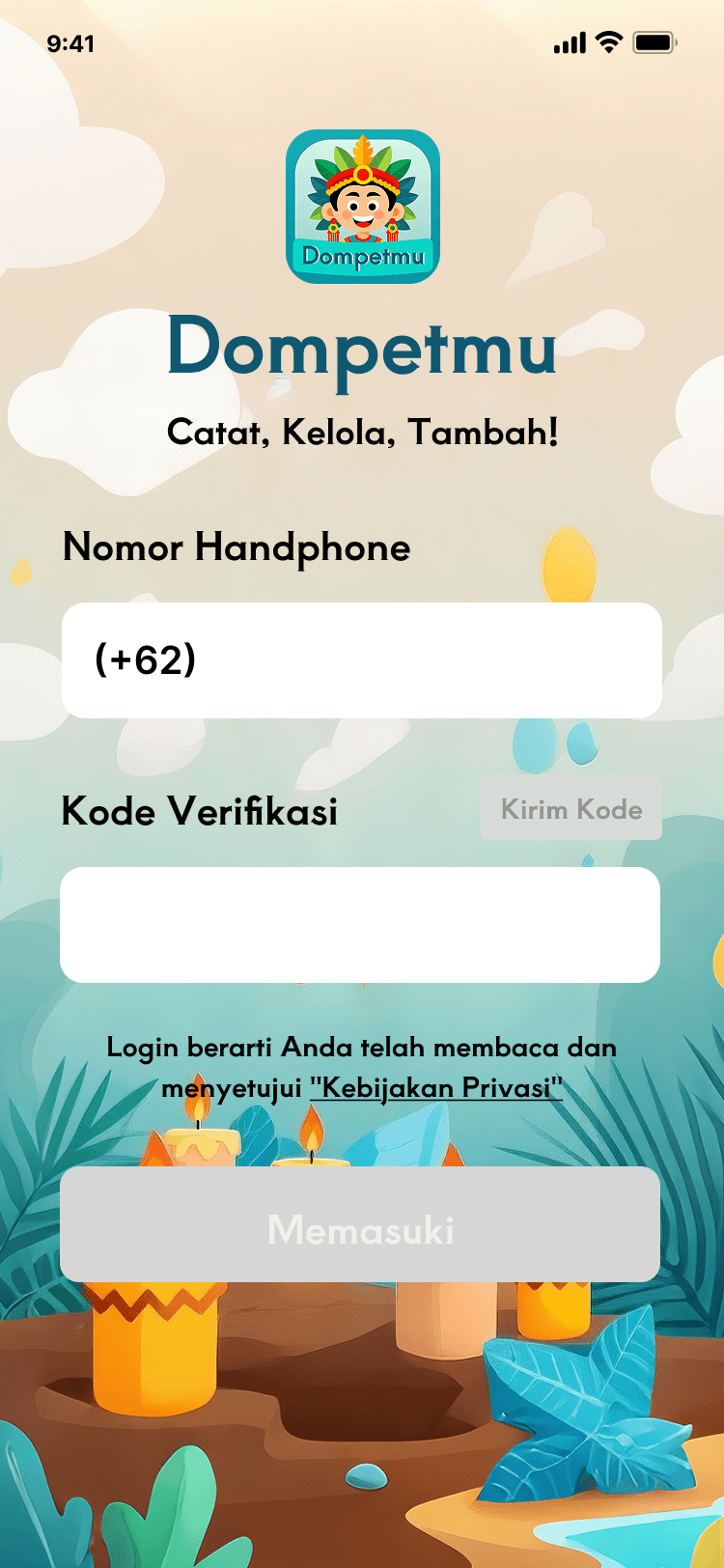 Tampilan 1 Dompetmu